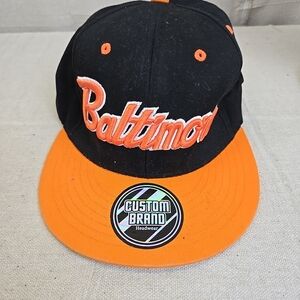 Baltimore Orange And Black  Hat Snapback
